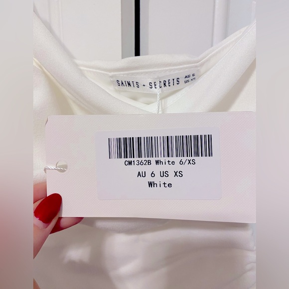 Hello Molly - Smooth Lines Midi Dress White - Picture 8 of 8